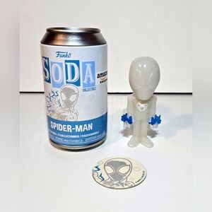 Spider-Man Funko Soda Marvel Amazon Exclusive Collectible Figure, POG & Tin